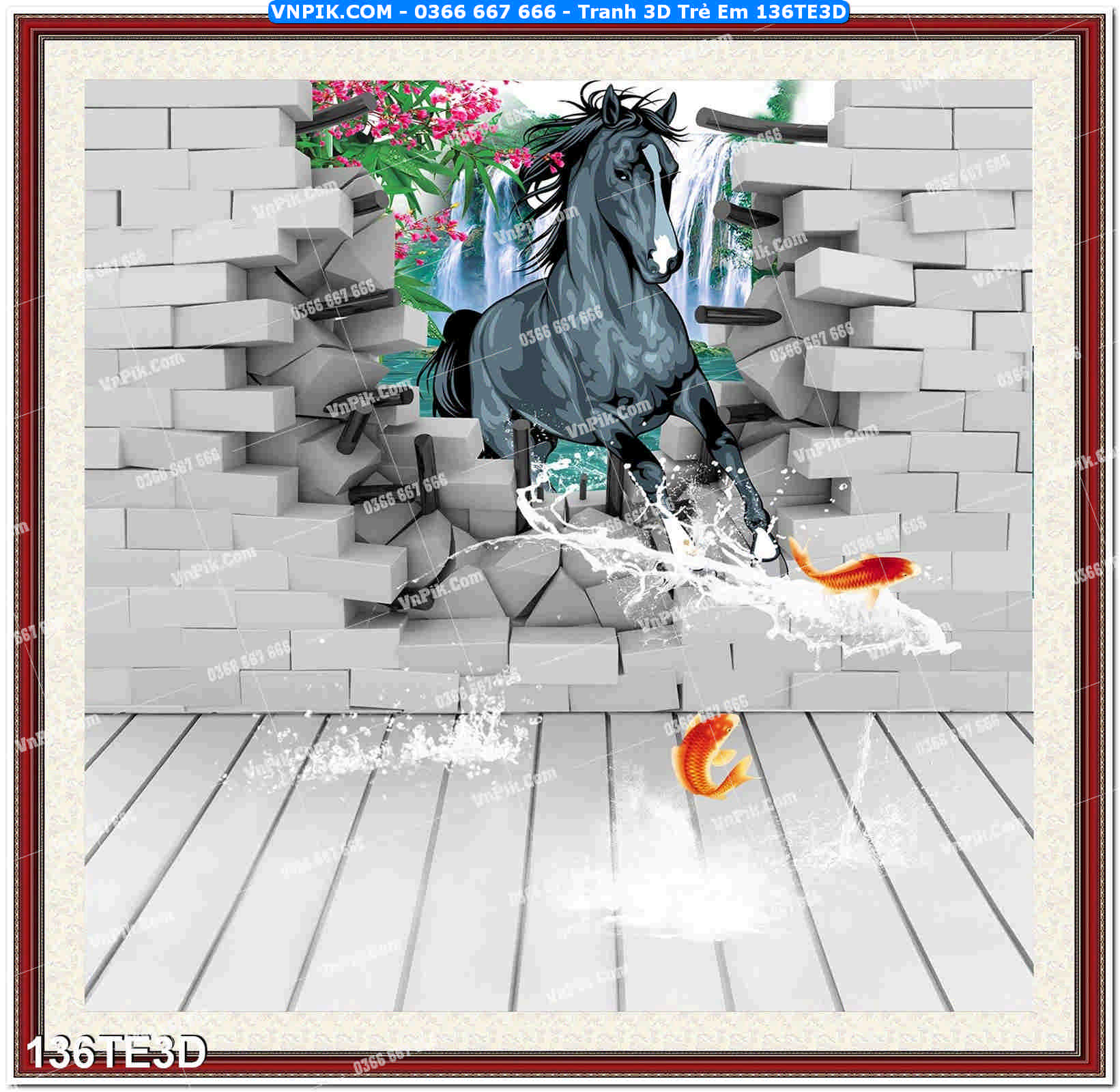 Tranh 3D Trẻ Em 136TE3D