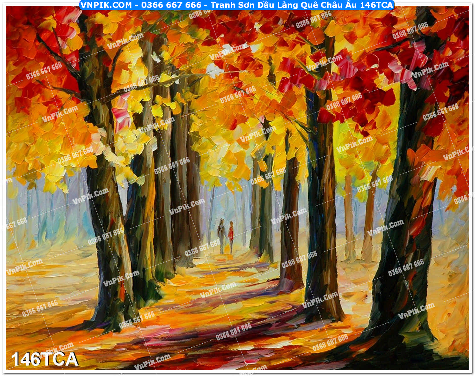 Tranh Sơn Dầu Làng Quê Châu Âu (146TCA)