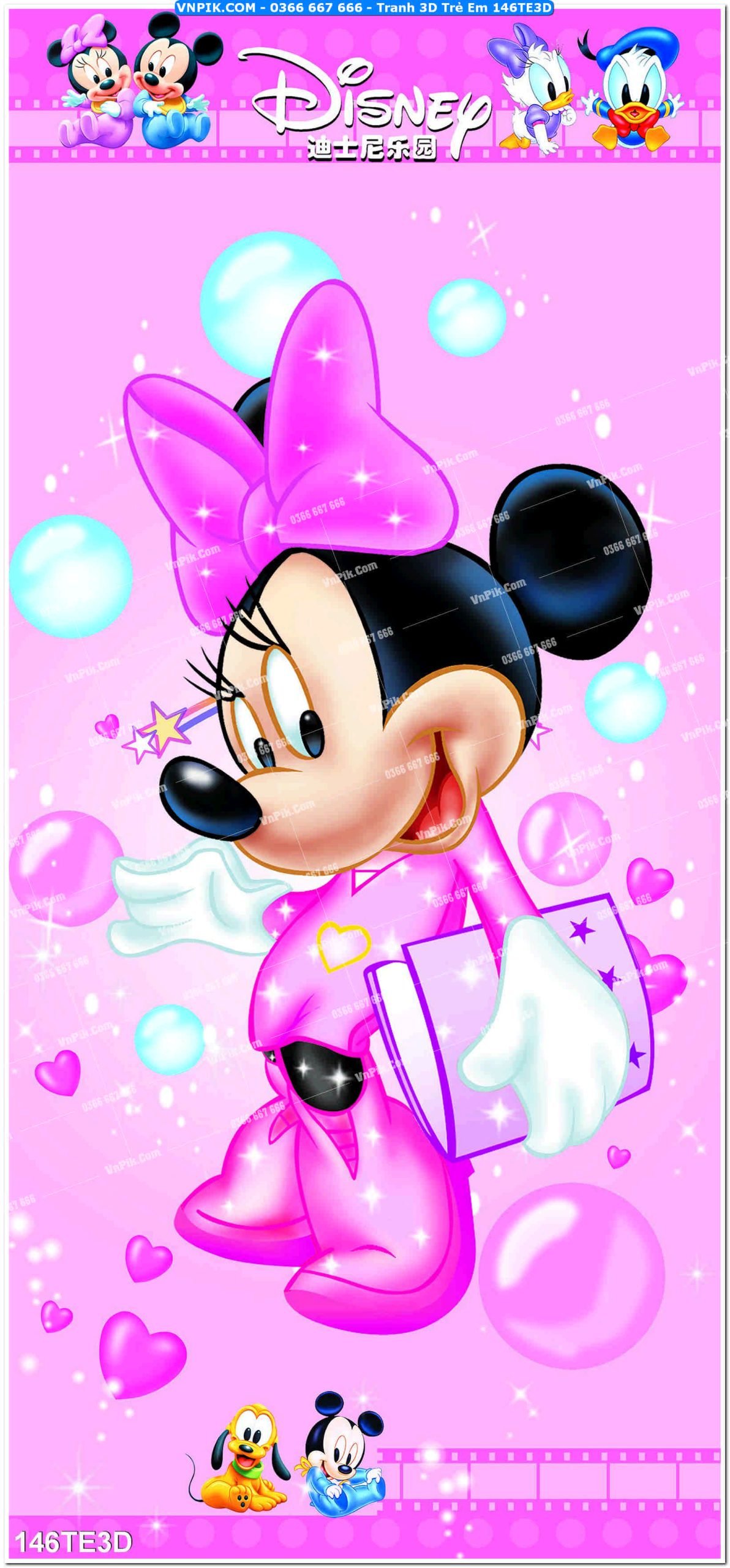 Tranh 3D Trẻ Em 146TE3D