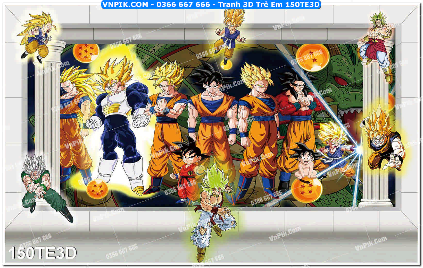 Tranh 3D Trẻ Em 150TE3D