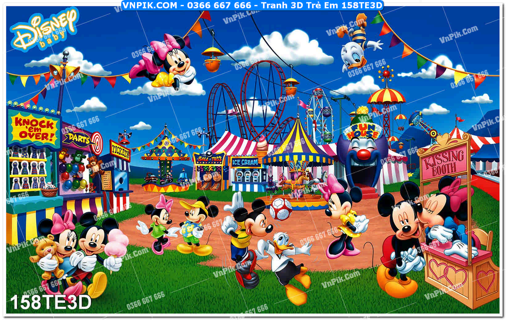 Tranh 3D Trẻ Em 158TE3D