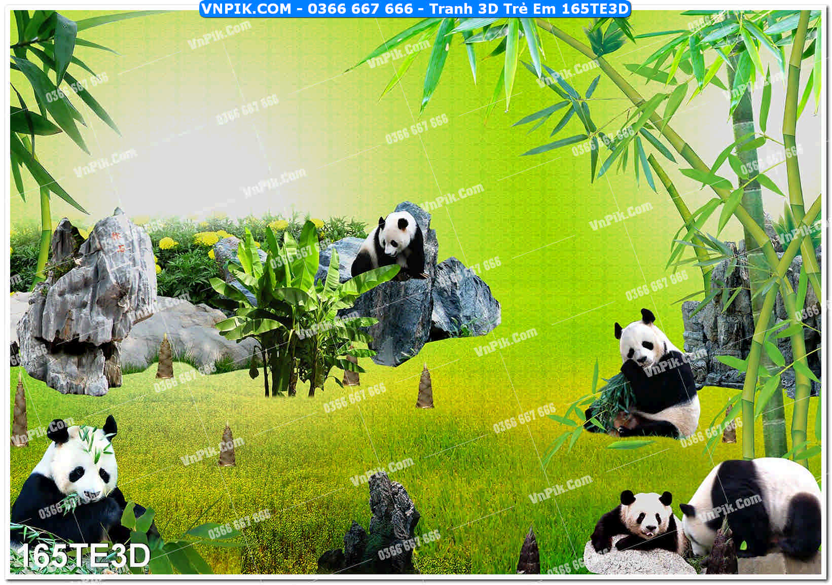 Tranh 3D Trẻ Em 165TE3D