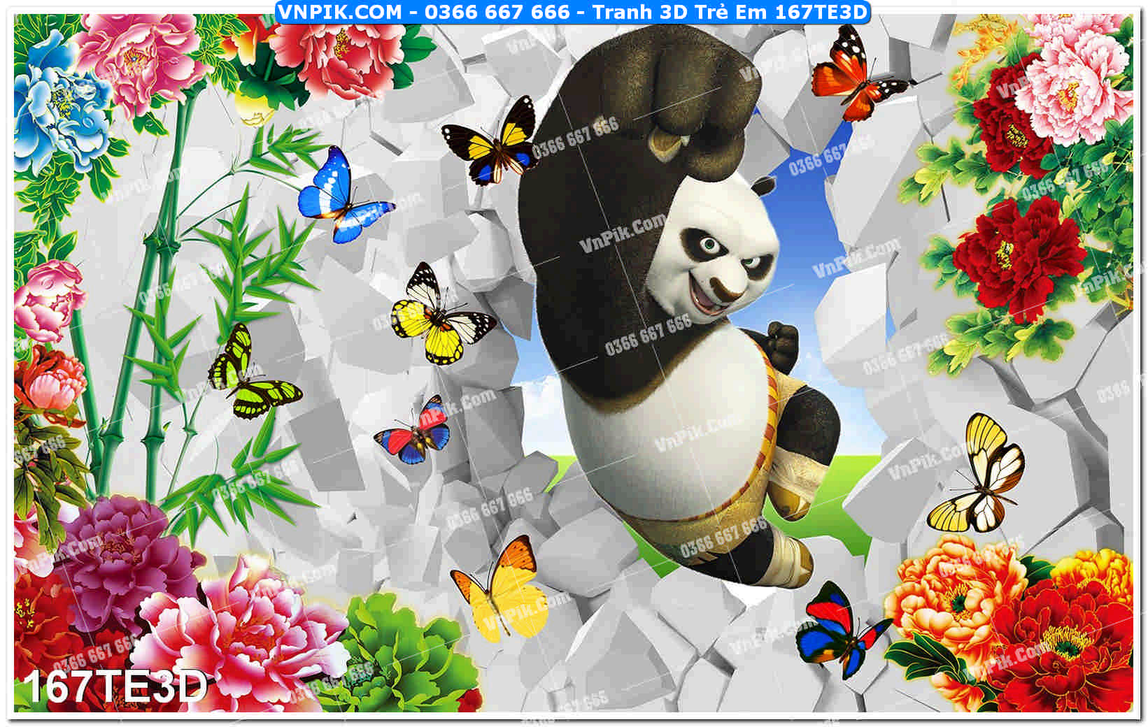 Tranh 3D Trẻ Em 167TE3D