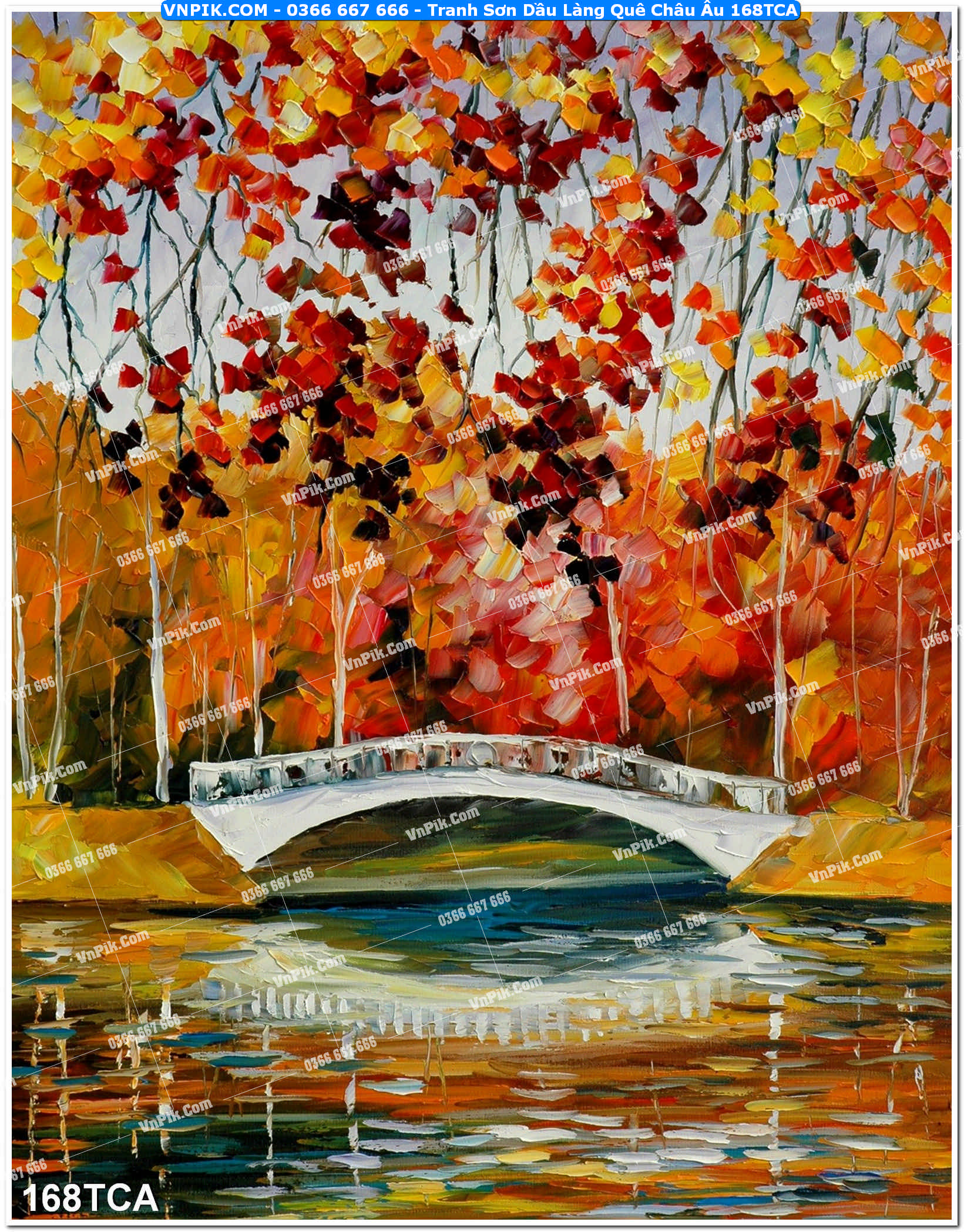 Tranh Sơn Dầu Làng Quê Châu Âu (168TCA)