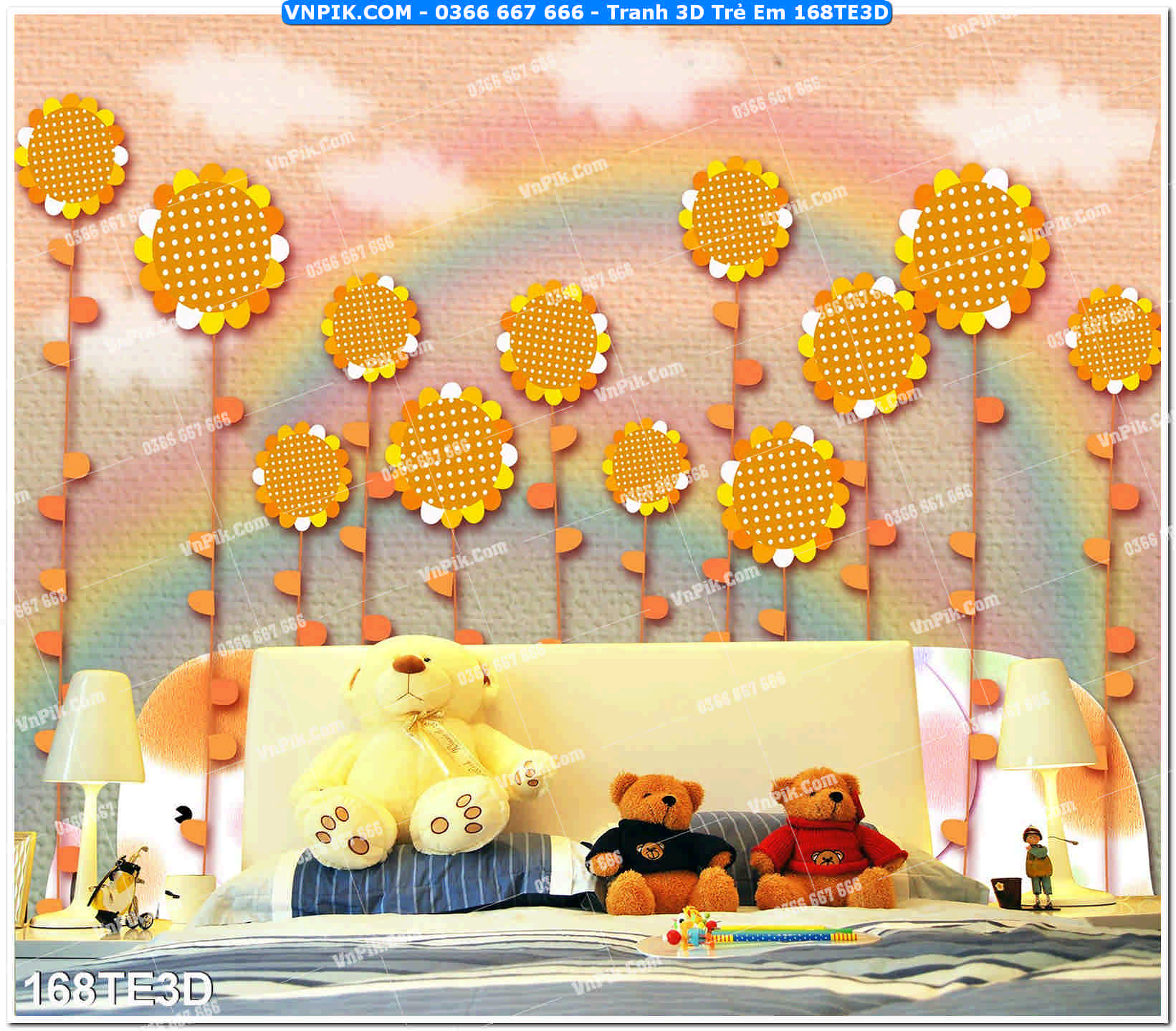 Tranh 3D Trẻ Em 168TE3D