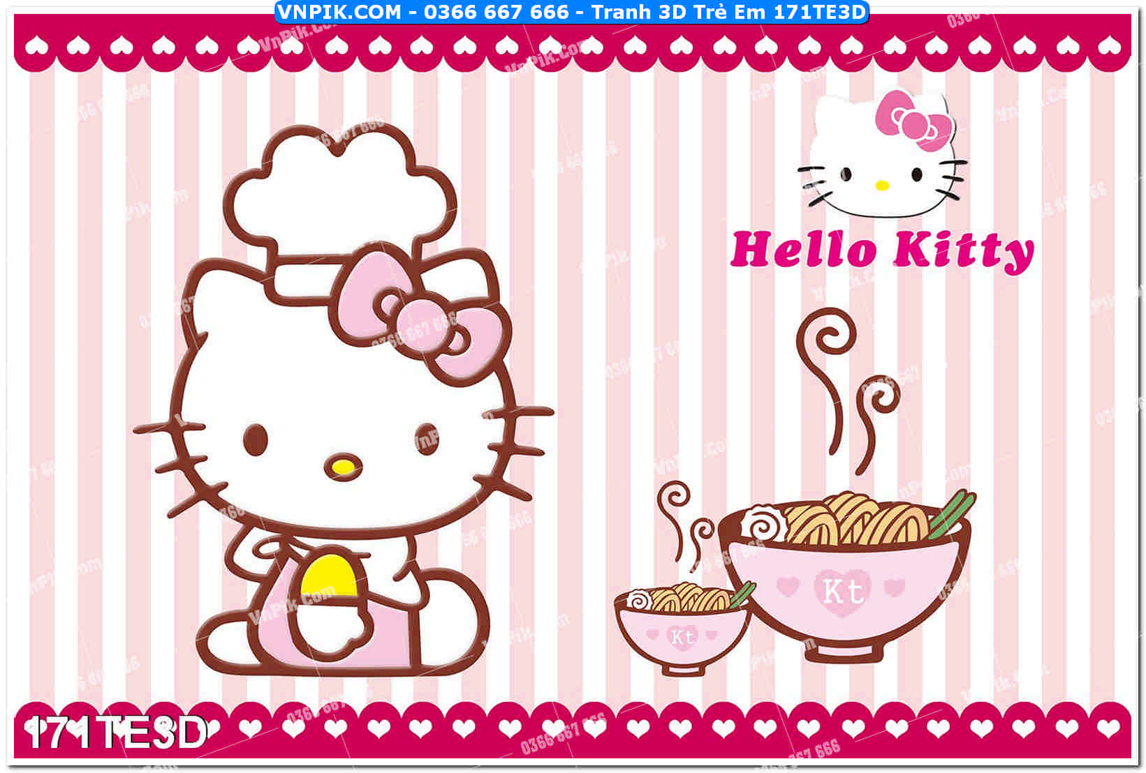 Tranh 3D Trẻ Em 171TE3D