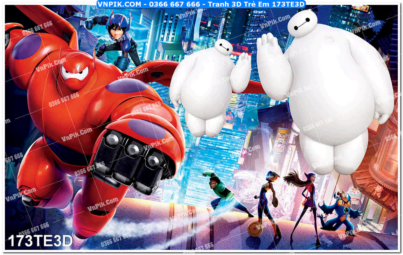 Tranh 3D Trẻ Em 173TE3D