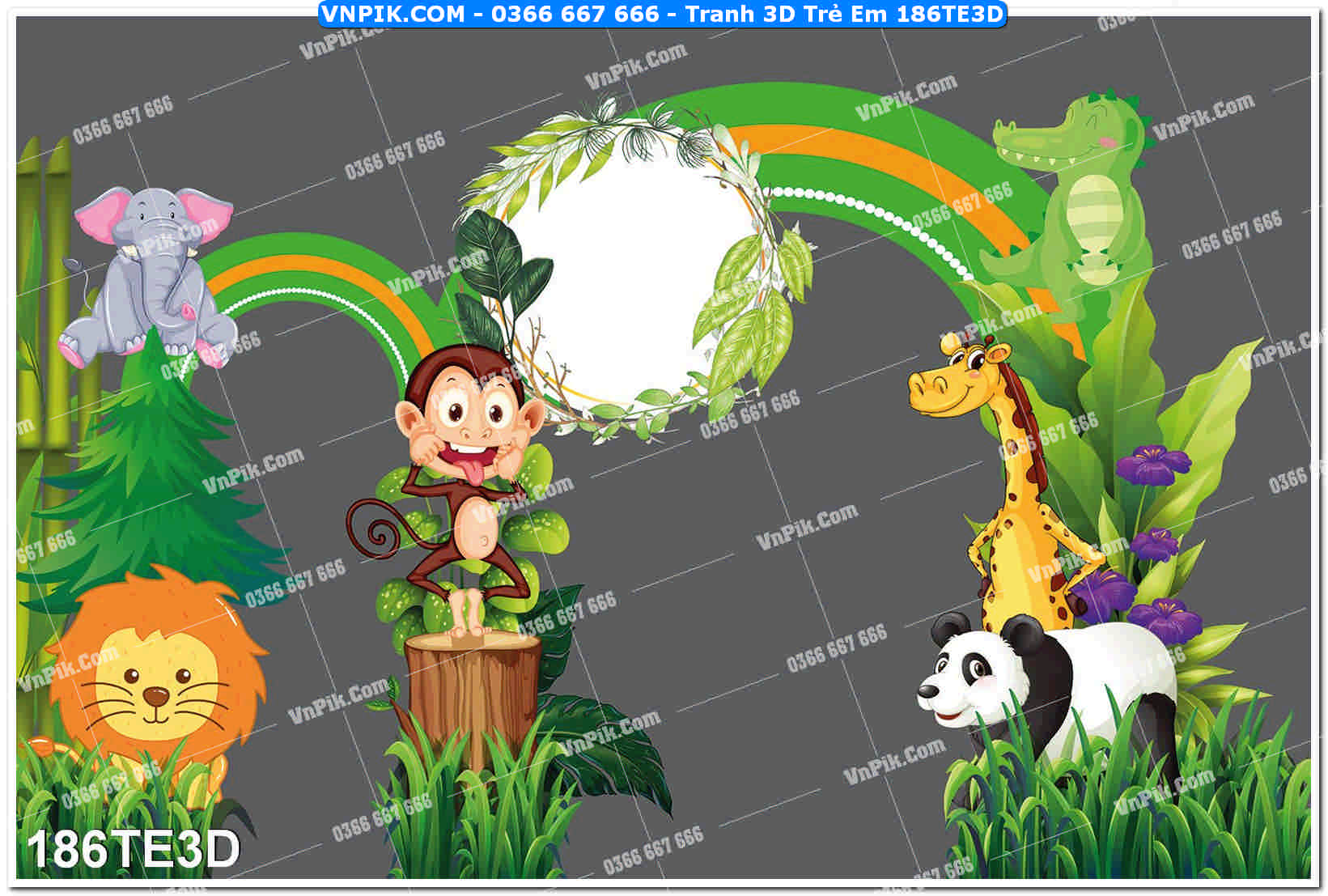 Tranh 3D Trẻ Em 186TE3D