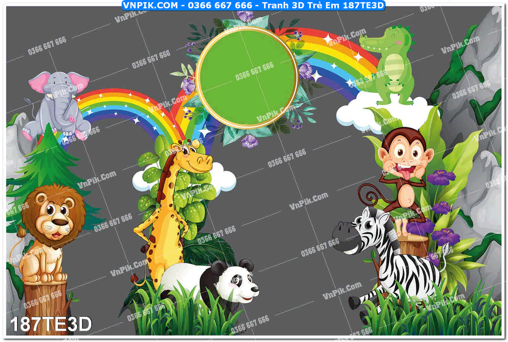 Tranh 3D Trẻ Em 187TE3D