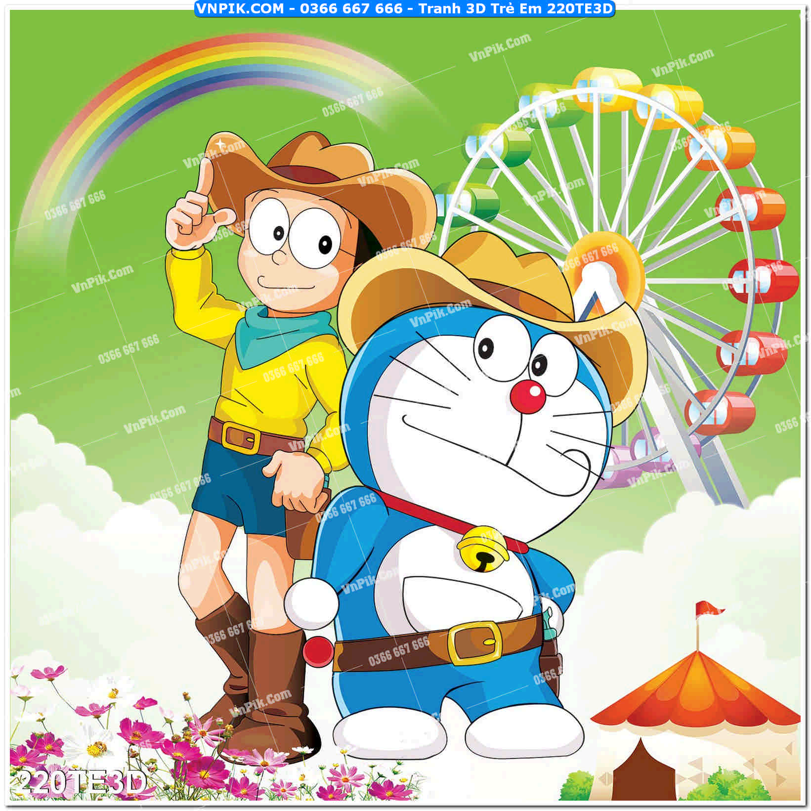 Tranh 3D Trẻ Em 220TE3D