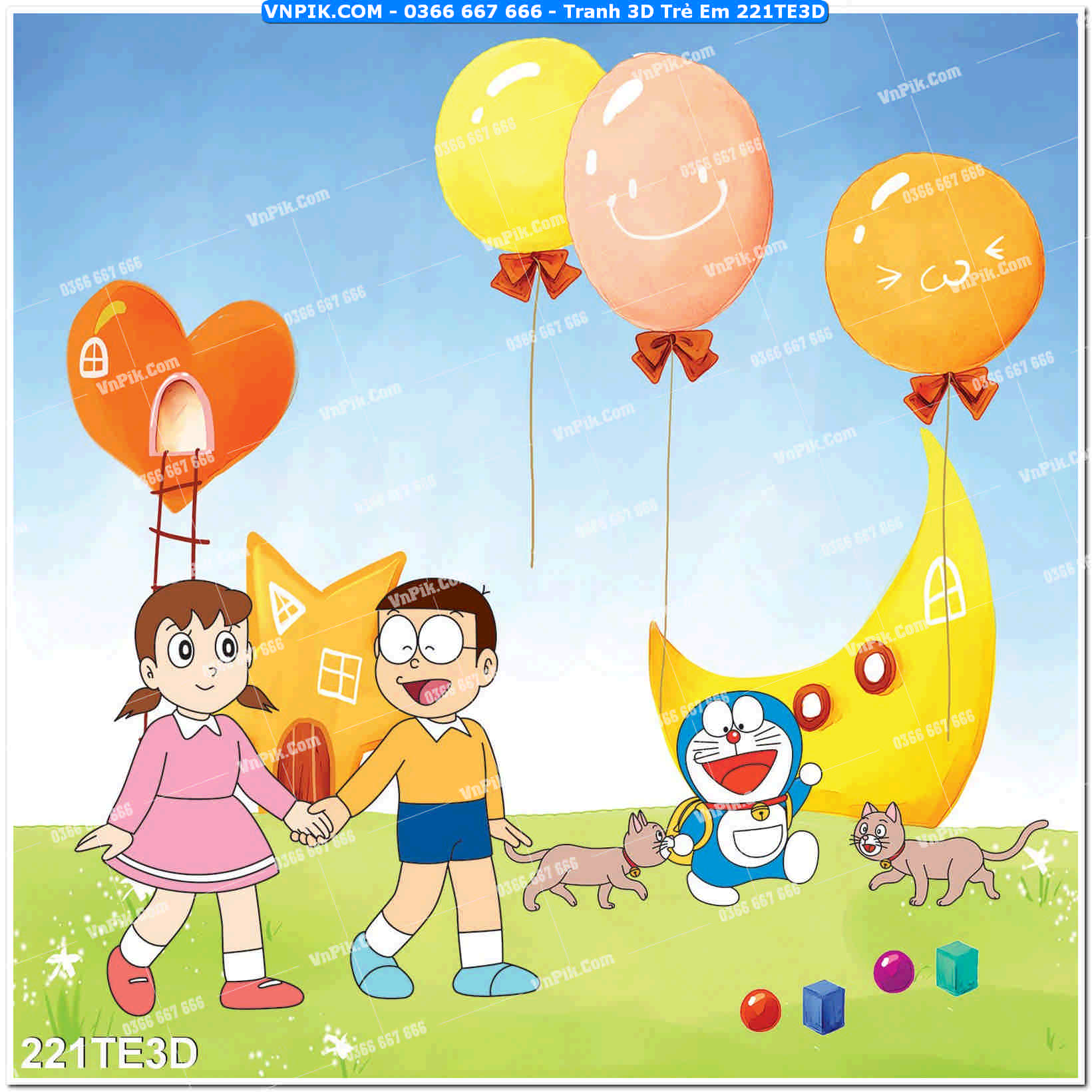 Tranh 3D Trẻ Em 221TE3D