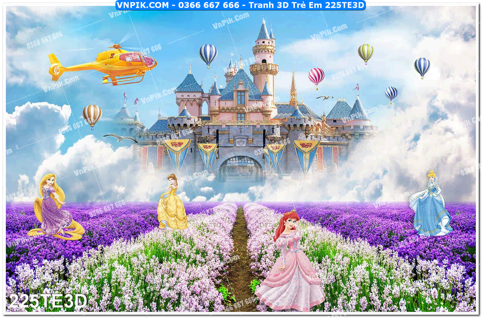 Tranh 3D Trẻ Em 225TE3D