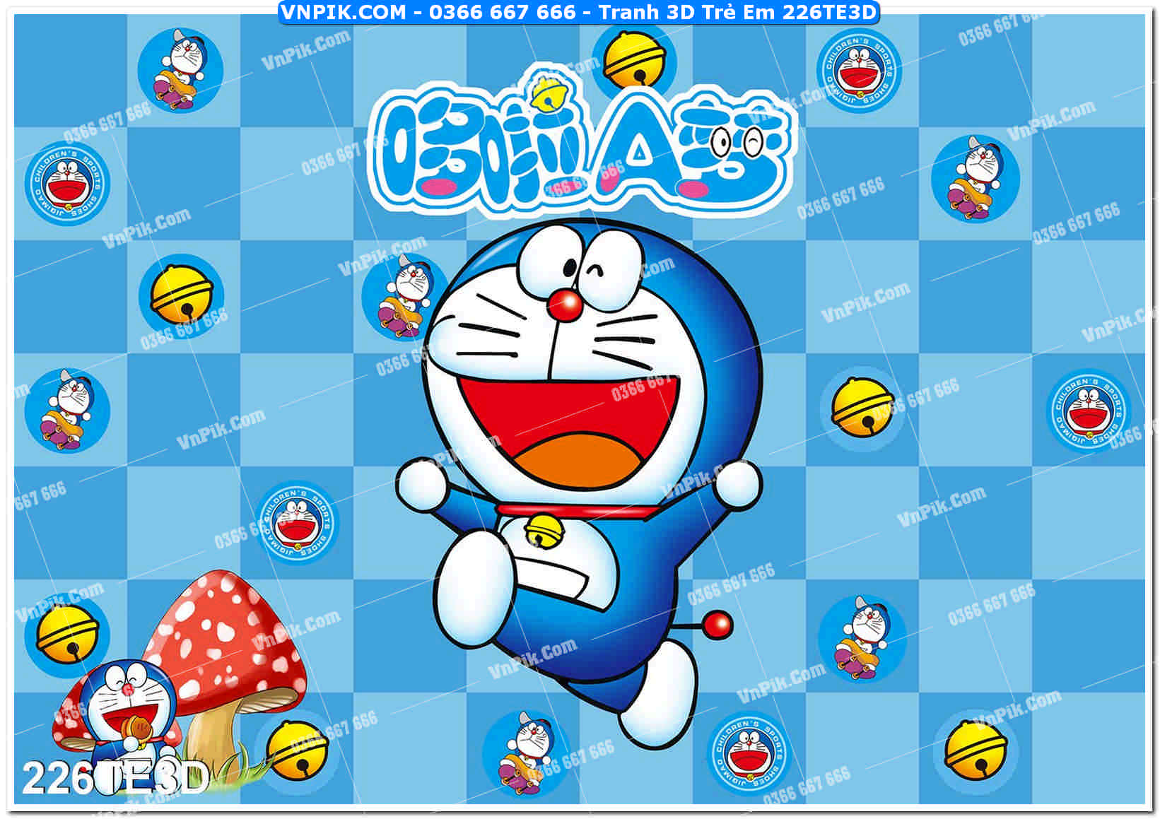 Tranh 3D Trẻ Em 226TE3D