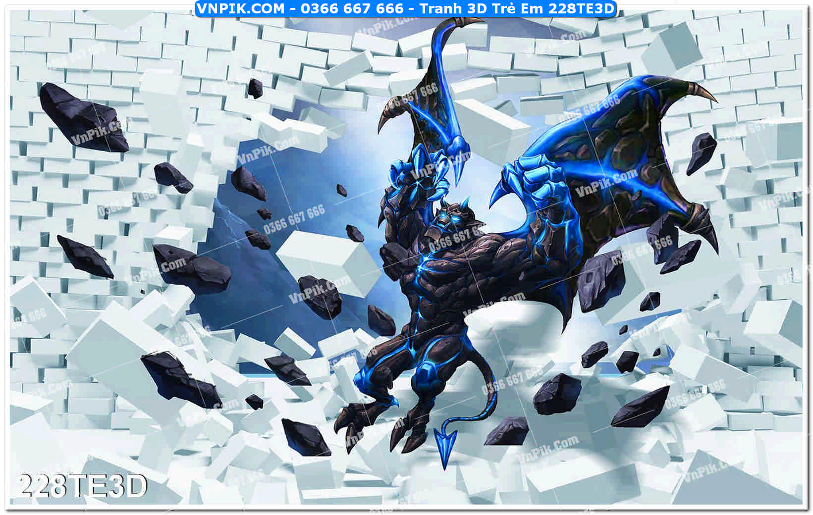 Tranh 3D Trẻ Em 228TE3D