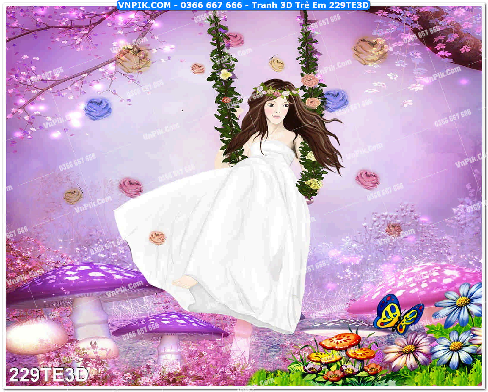 Tranh 3D Trẻ Em 229TE3D