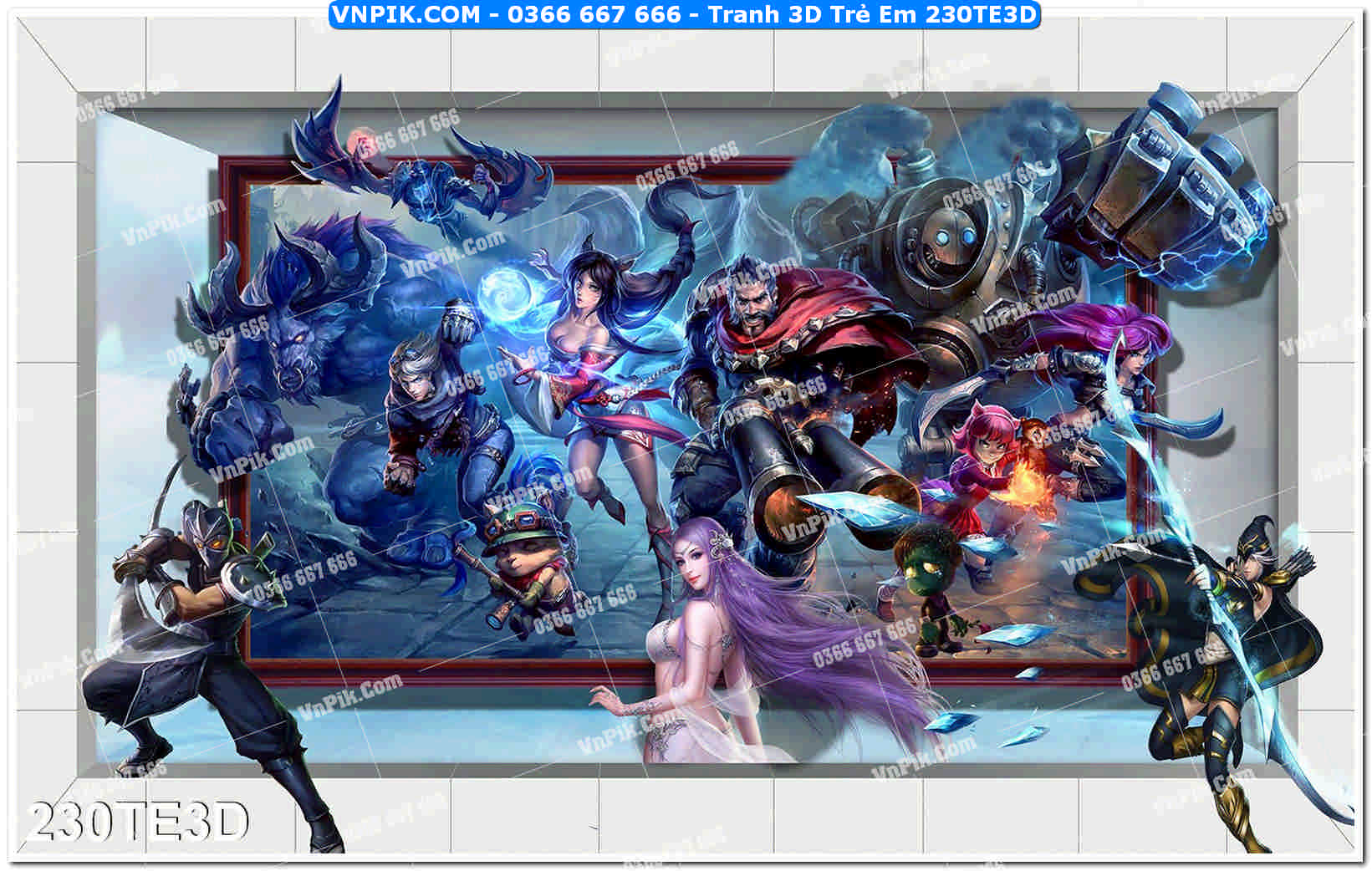 Tranh 3D Trẻ Em 230TE3D