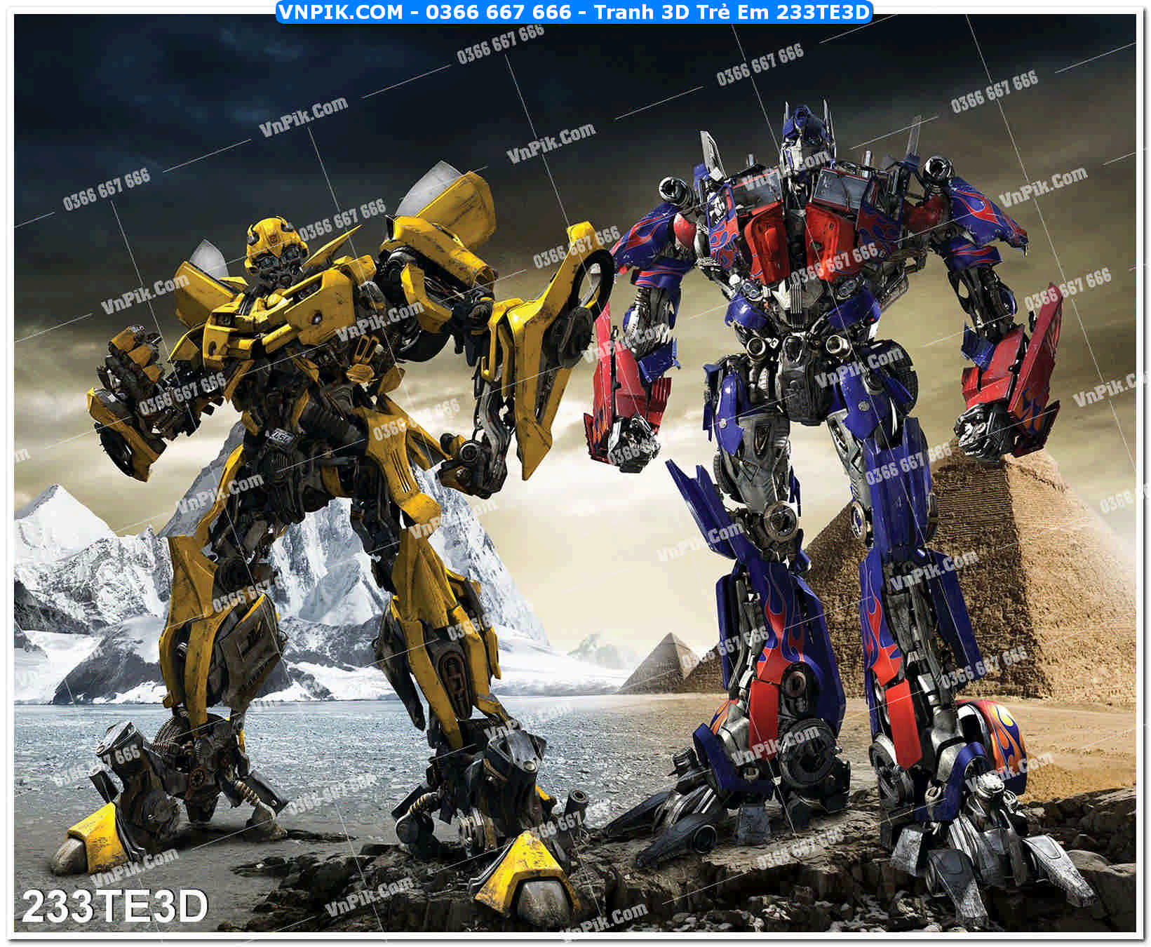 Tranh 3D Trẻ Em 233TE3D