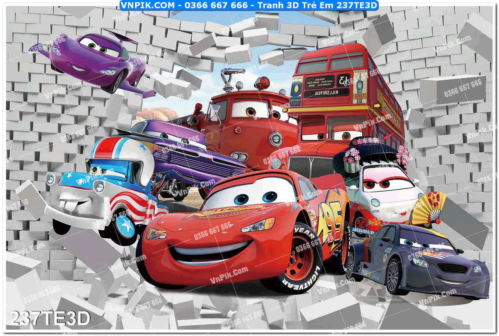 Tranh 3D Trẻ Em 237TE3D