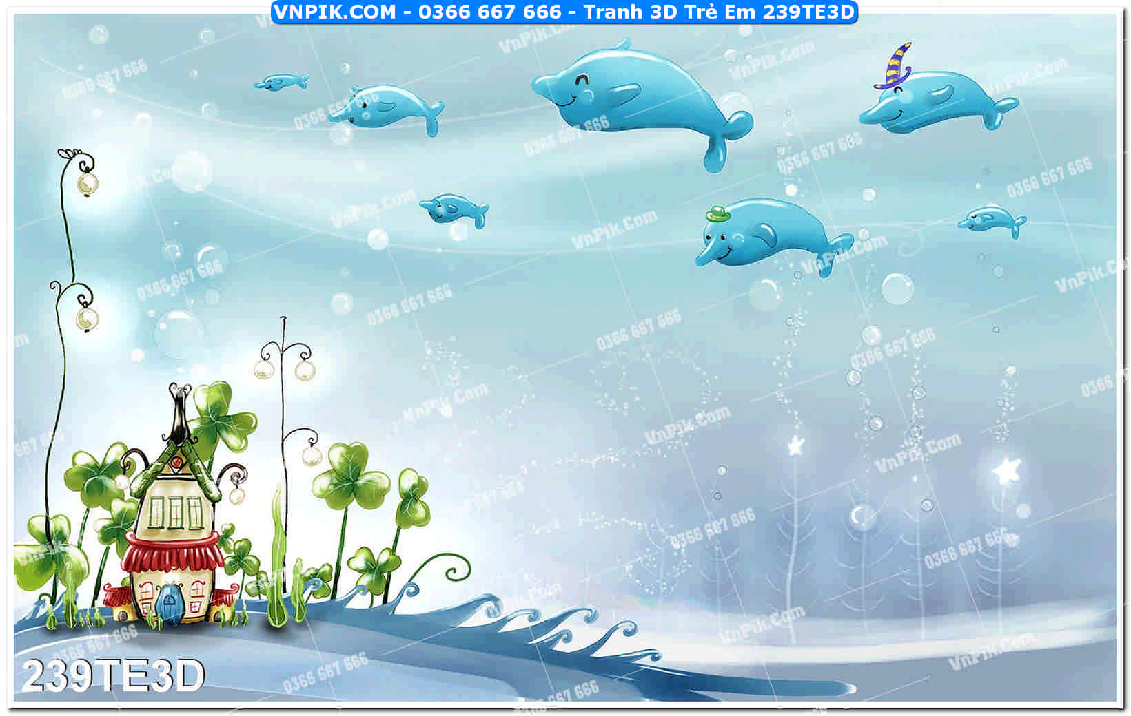 Tranh 3D Trẻ Em 239TE3D