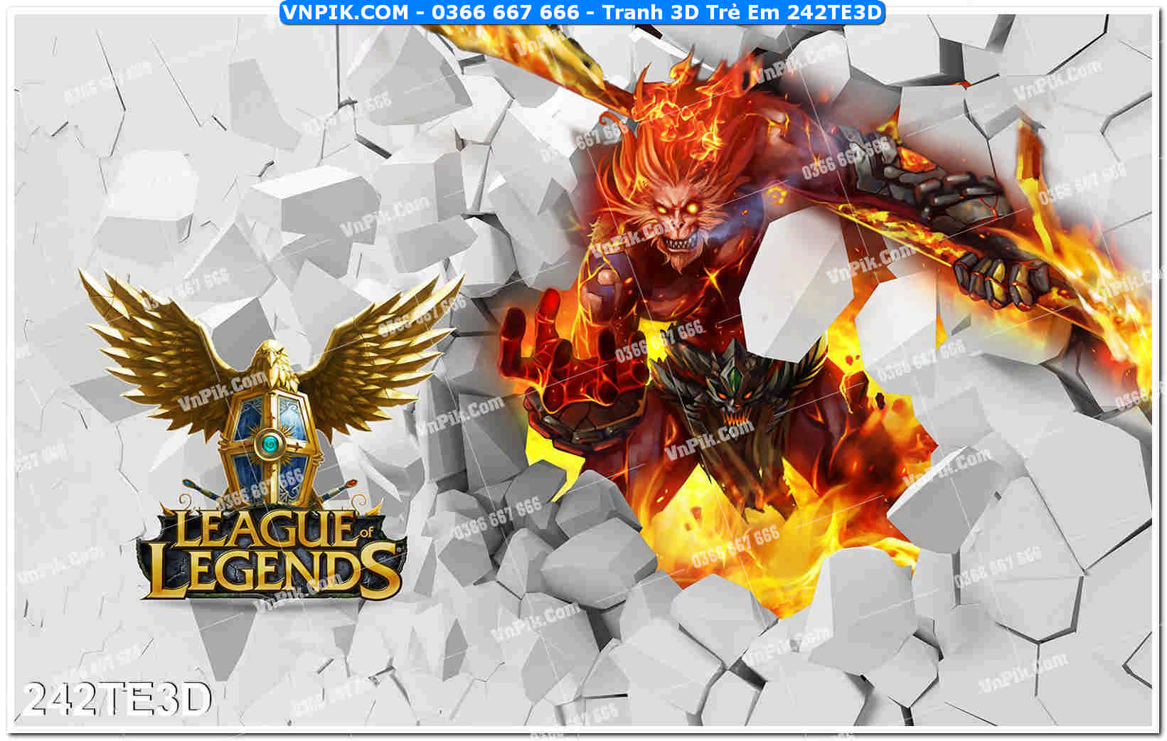 Tranh 3D Trẻ Em 242TE3D