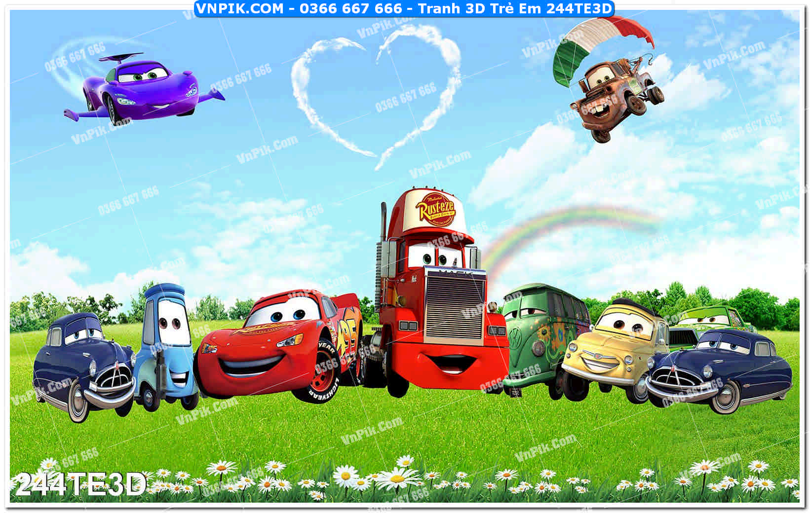 Tranh 3D Trẻ Em 244TE3D