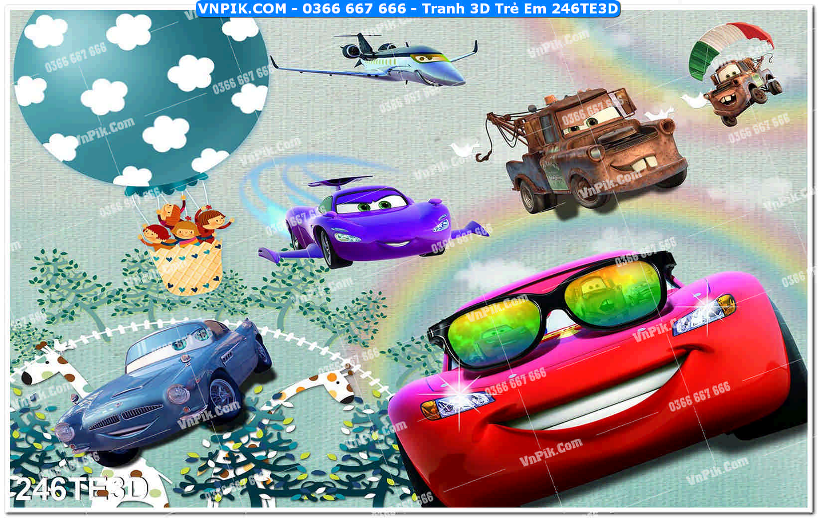 Tranh 3D Trẻ Em 246TE3D