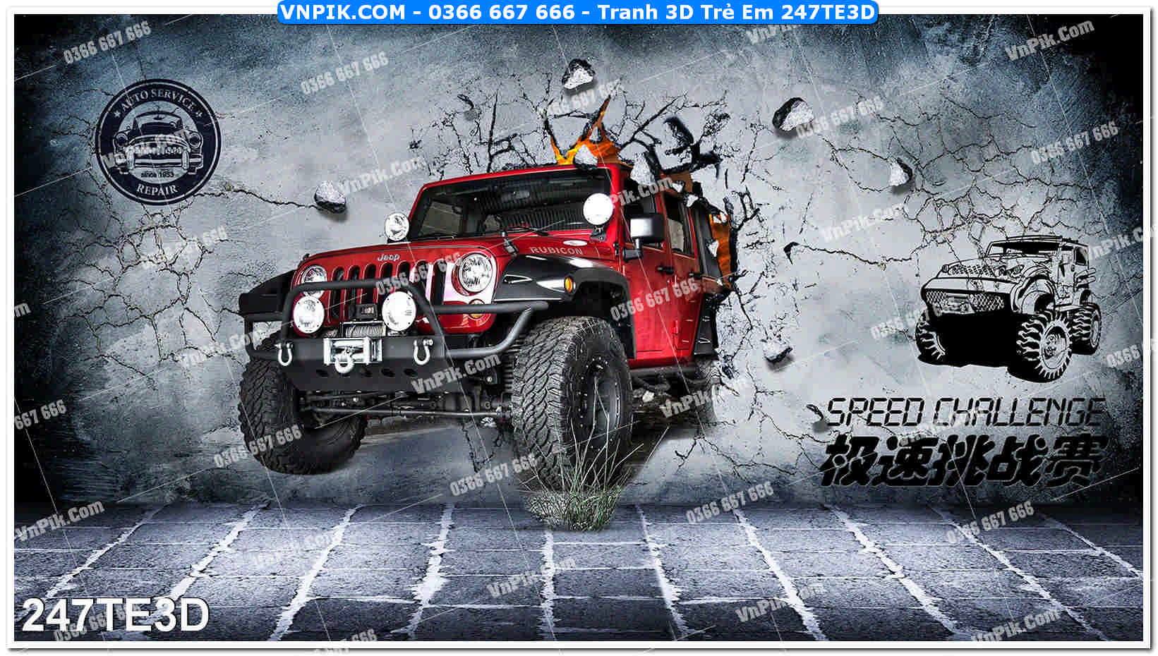 Tranh 3D Trẻ Em 247TE3D