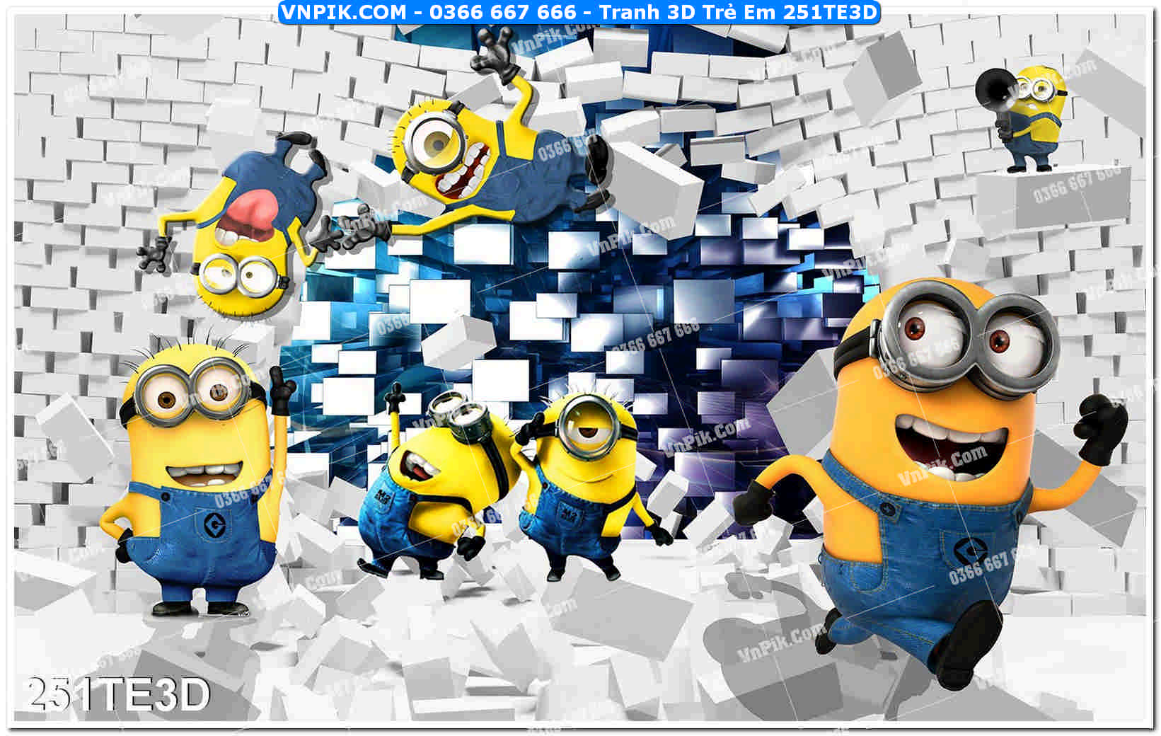 Tranh 3D Trẻ Em 251TE3D