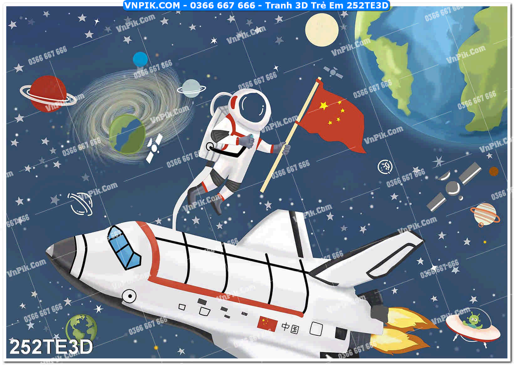 Tranh 3D Trẻ Em 252TE3D