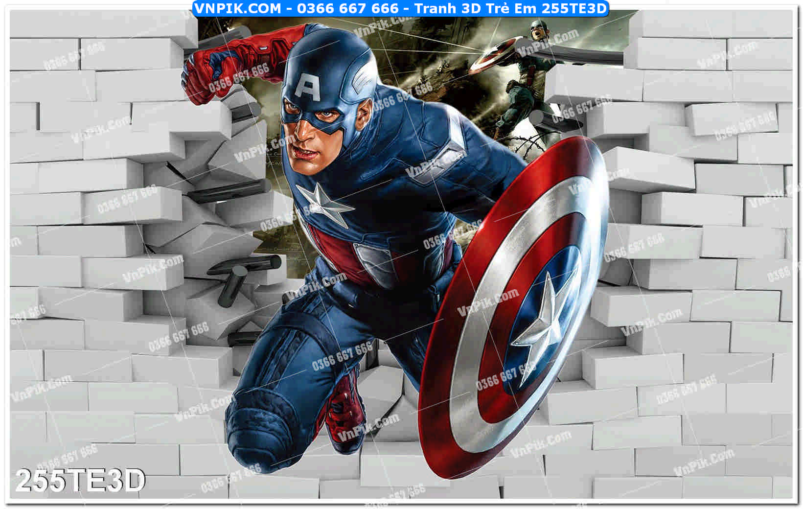 Tranh 3D Trẻ Em 255TE3D