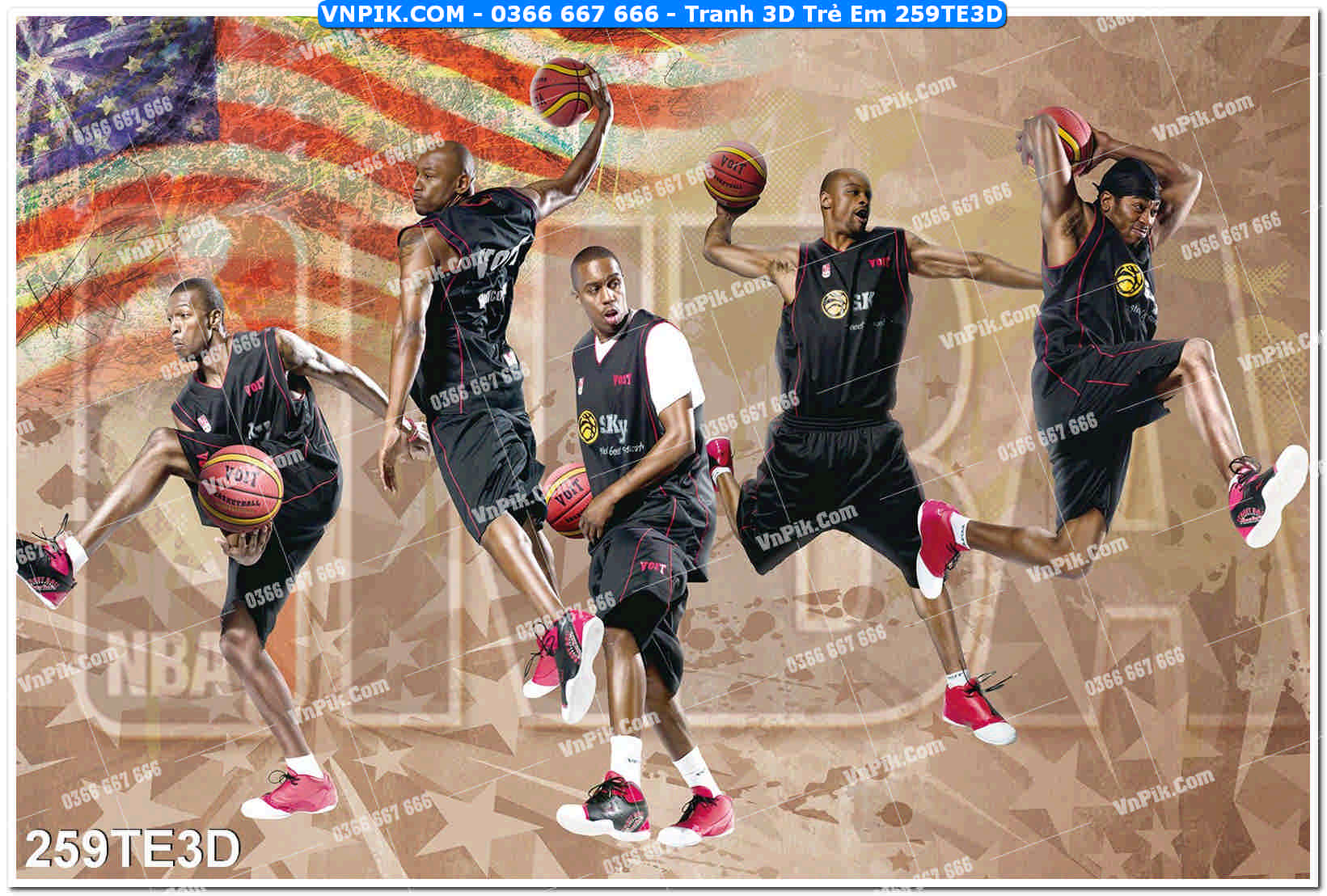 Tranh 3D Trẻ Em 259TE3D