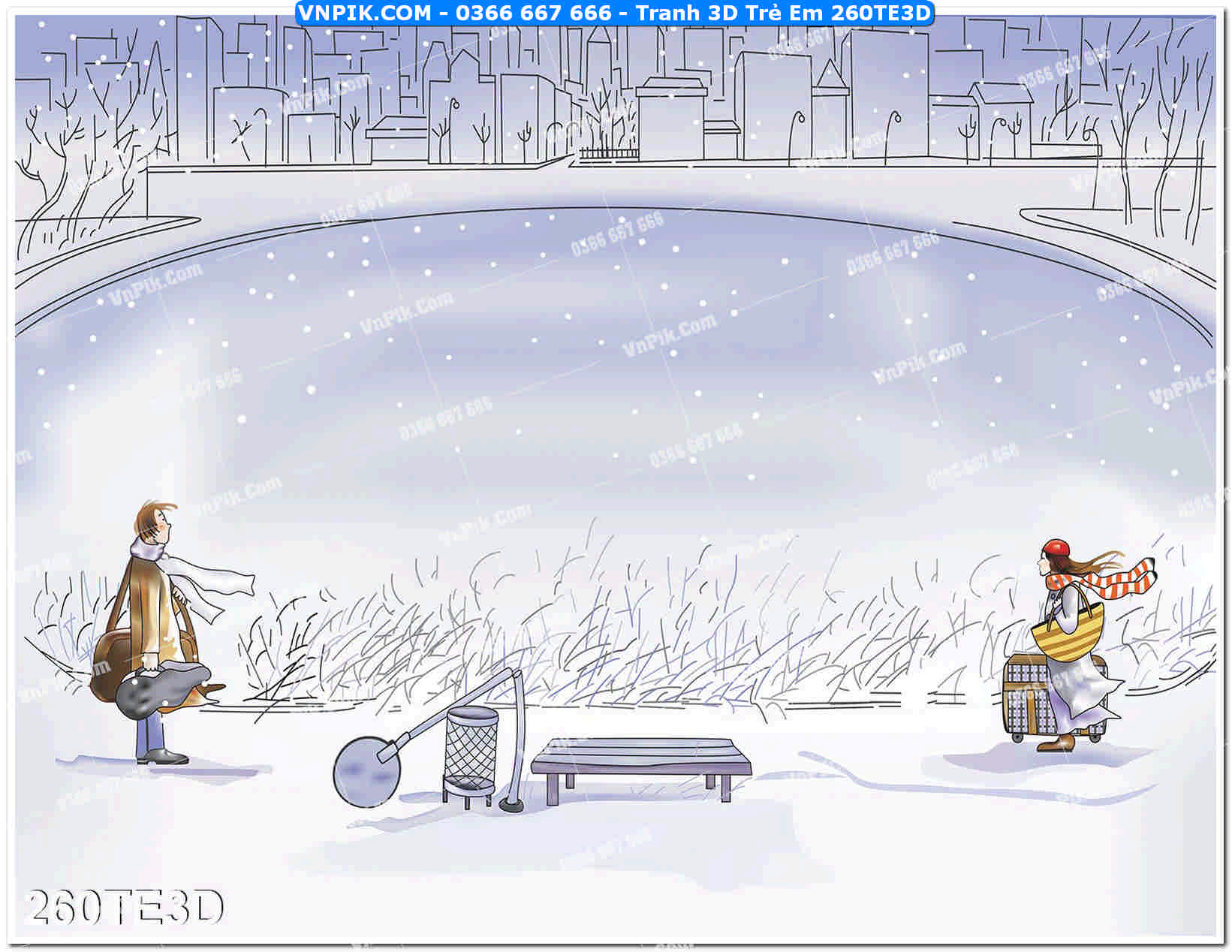 Tranh 3D Trẻ Em 260TE3D
