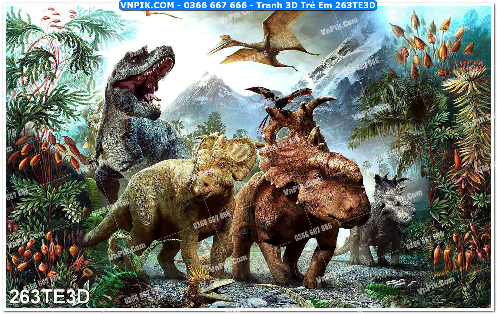 Tranh 3D Trẻ Em 263TE3D