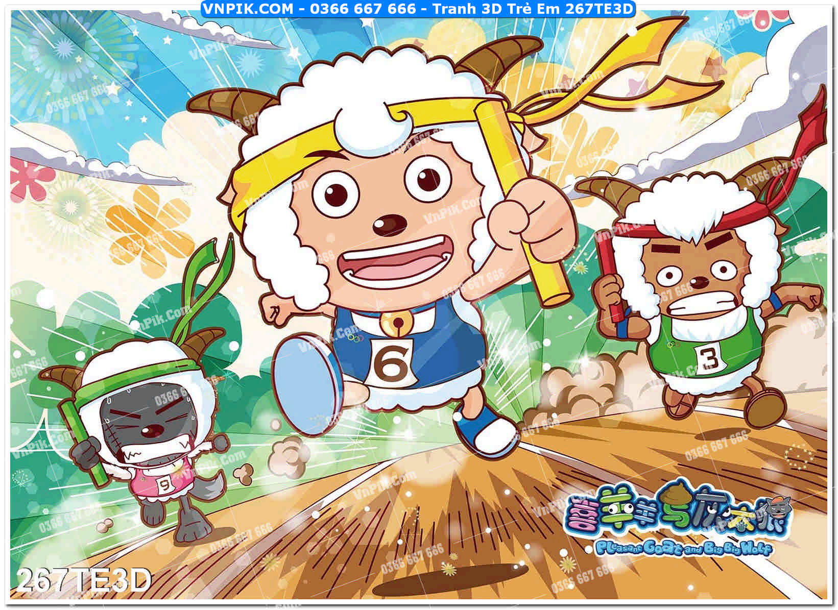 Tranh 3D Trẻ Em 267TE3D