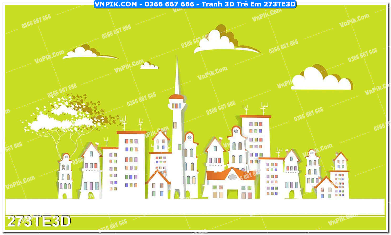 Tranh 3D Trẻ Em 273TE3D