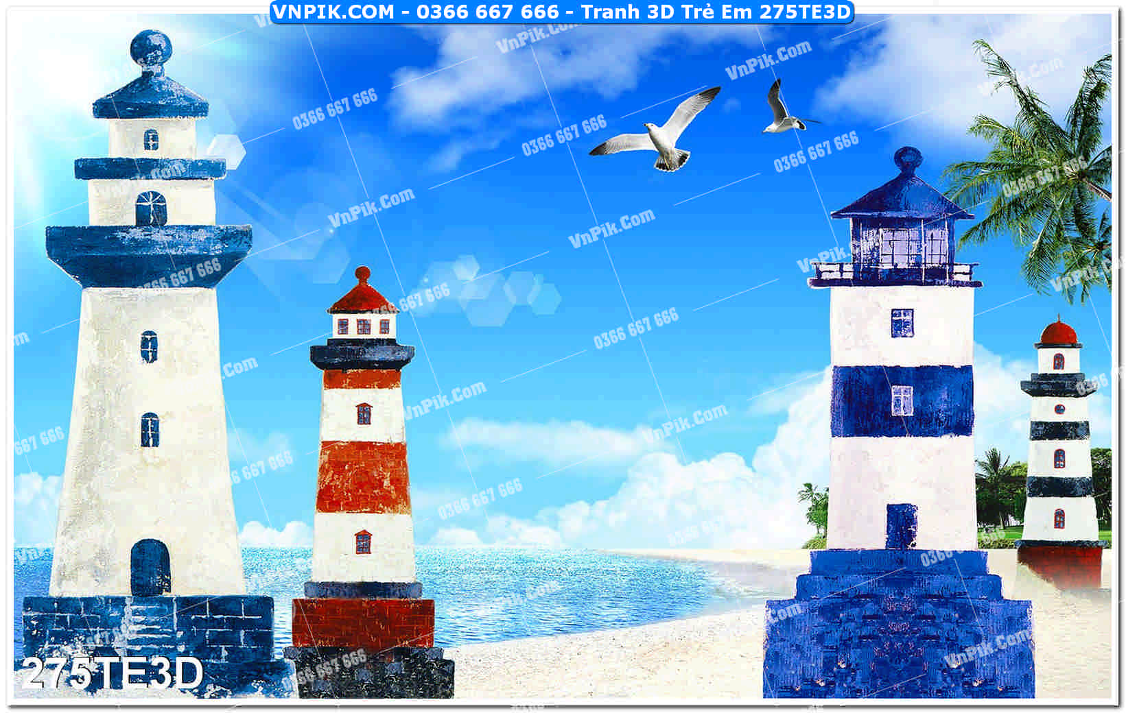 Tranh 3D Trẻ Em 275TE3D