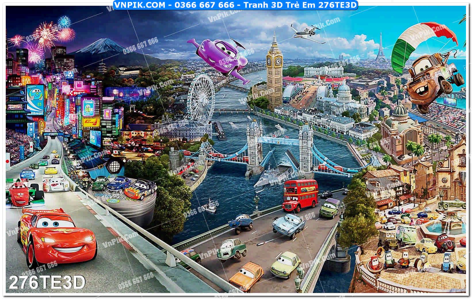 Tranh 3D Trẻ Em 276TE3D