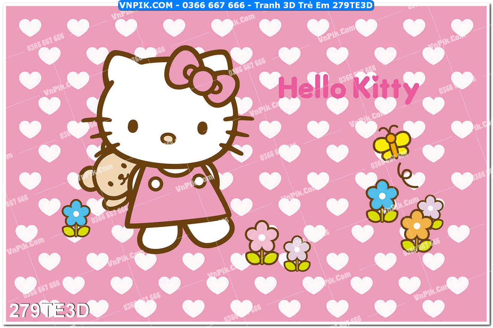 Tranh 3D Trẻ Em 279TE3D