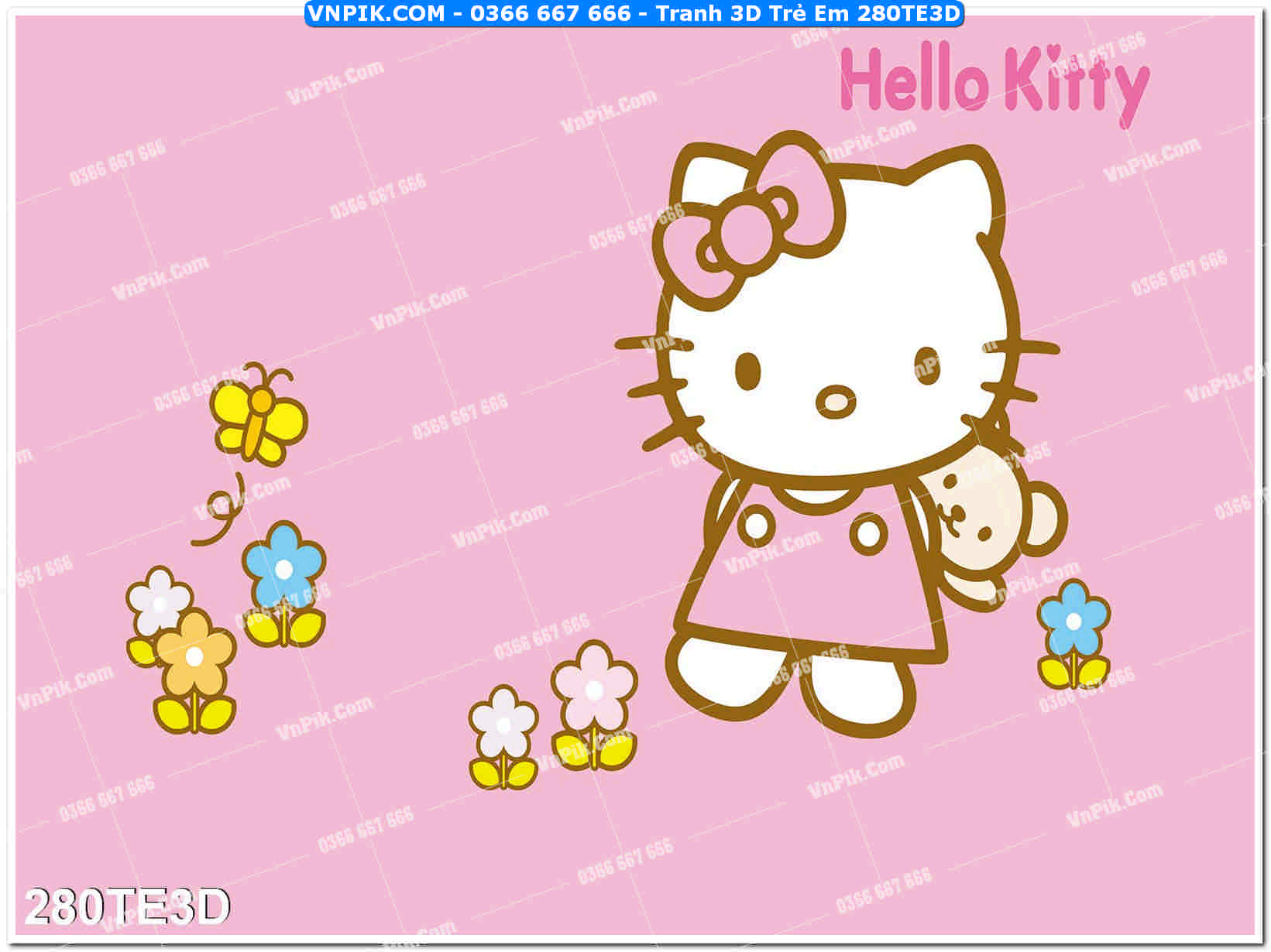 Tranh 3D Trẻ Em 280TE3D