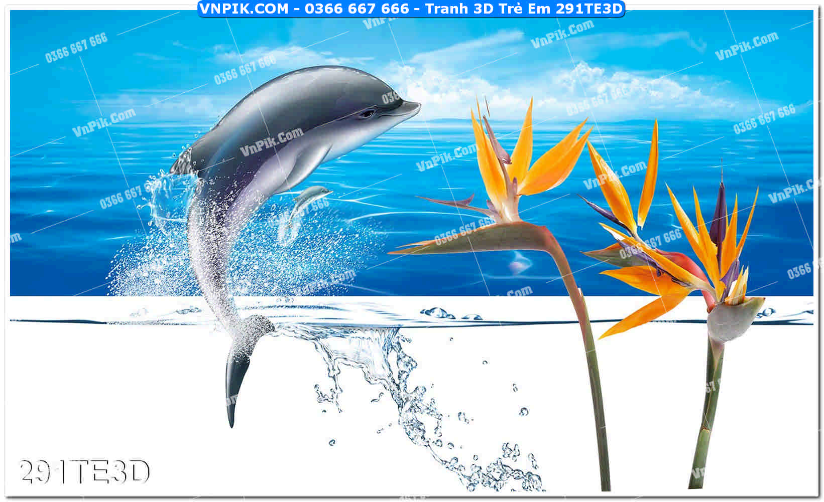 Tranh 3D Trẻ Em 291TE3D