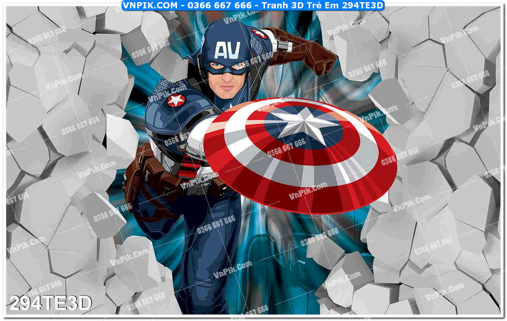 Tranh 3D Trẻ Em 294TE3D