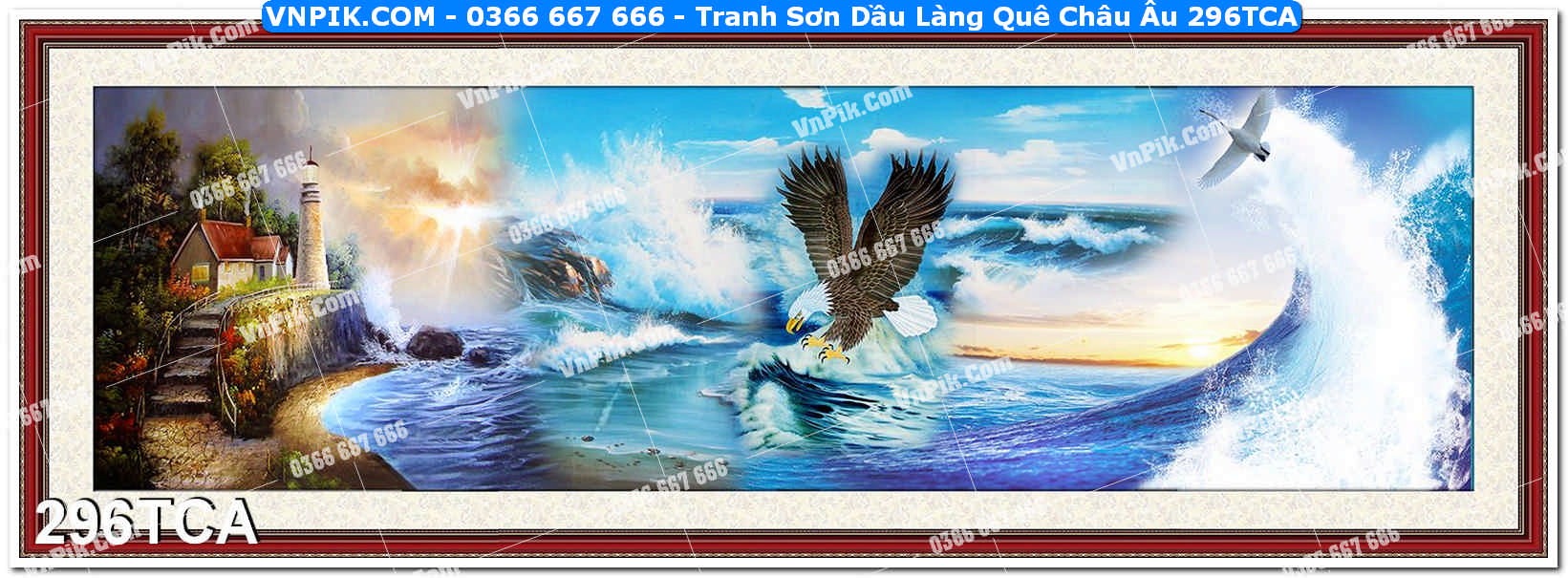 Tranh Sơn Dầu Làng Quê Châu Âu (296TCA)