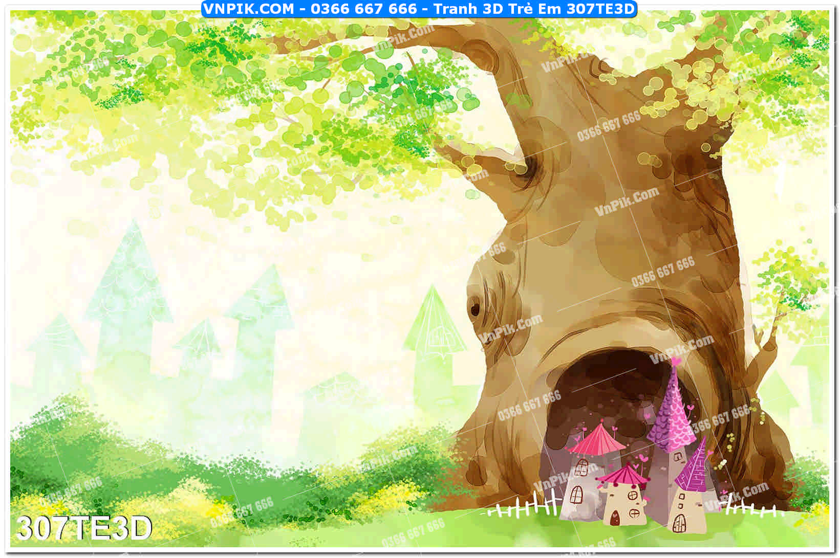 Tranh 3D Trẻ Em 307TE3D