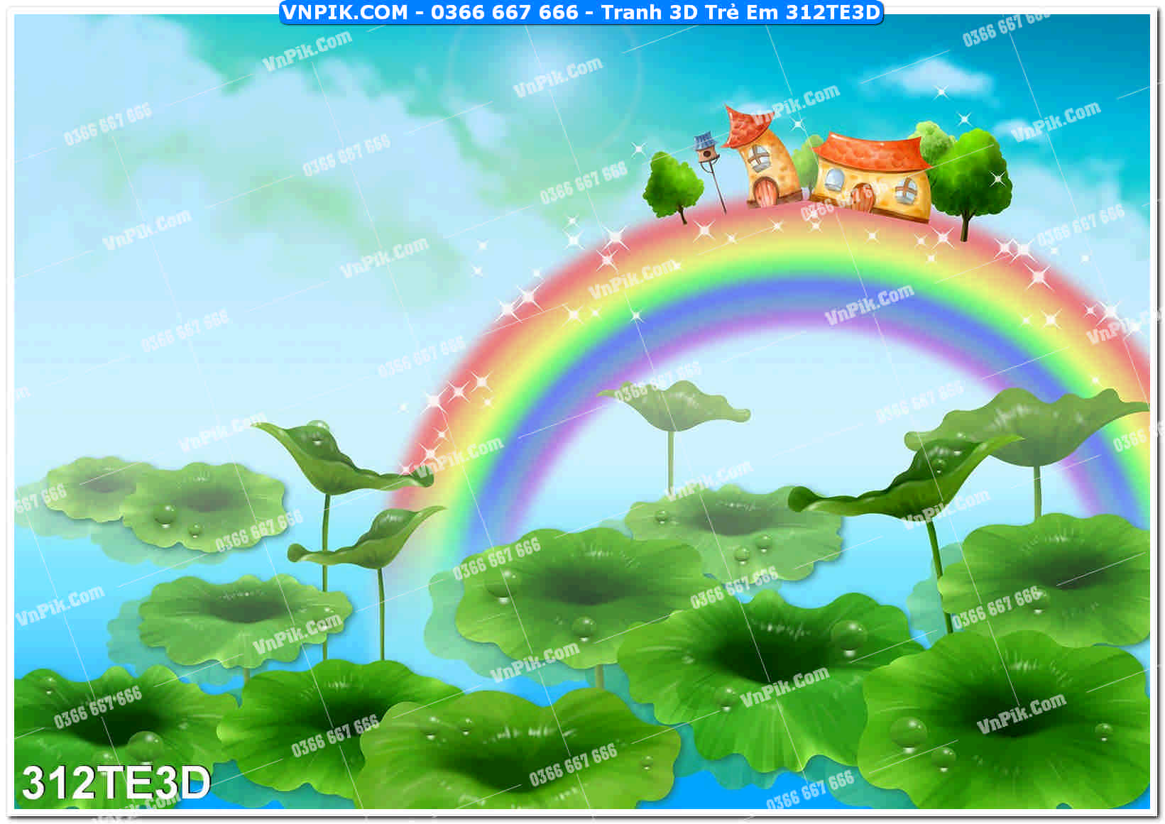 Tranh 3D Trẻ Em 312TE3D