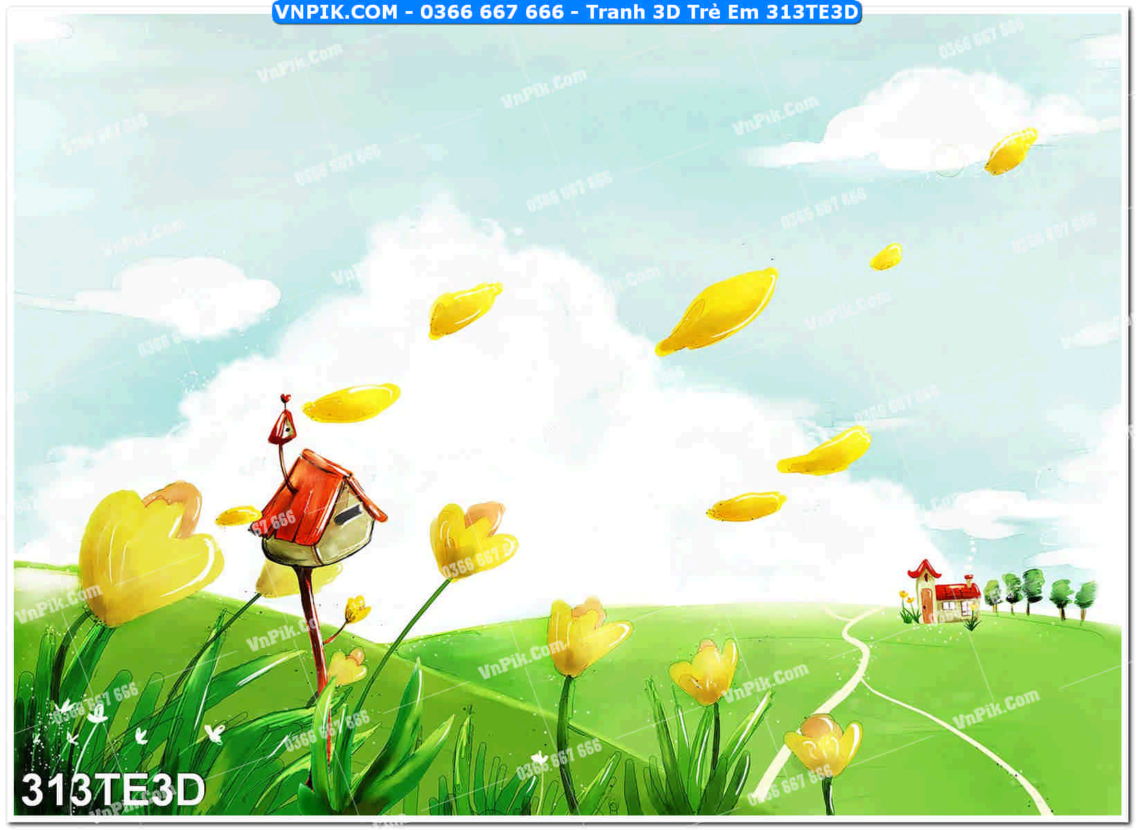 Tranh 3D Trẻ Em 313TE3D