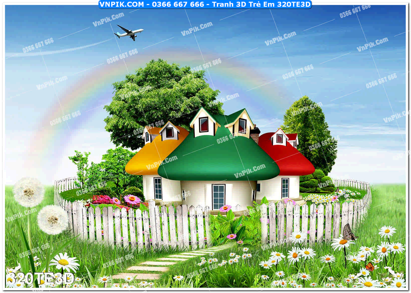 Tranh 3D Trẻ Em 320TE3D