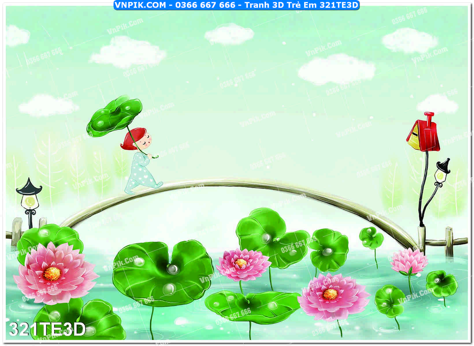 Tranh 3D Trẻ Em 321TE3D