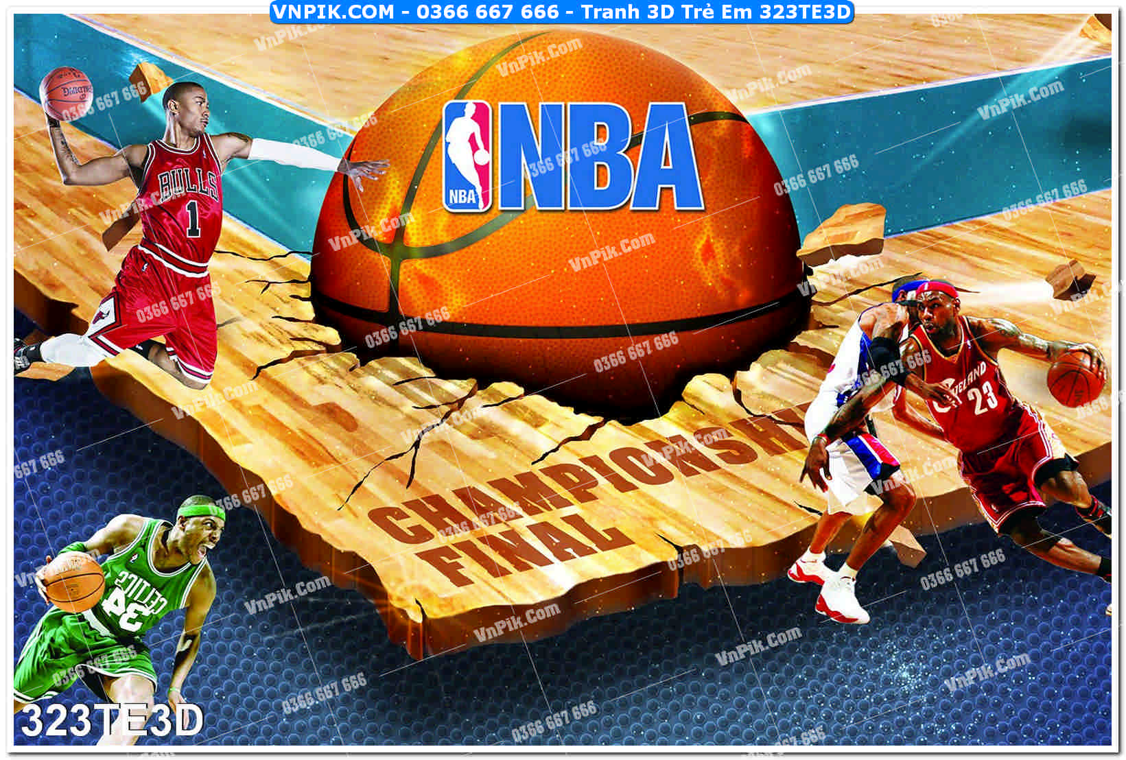 Tranh 3D Trẻ Em 323TE3D