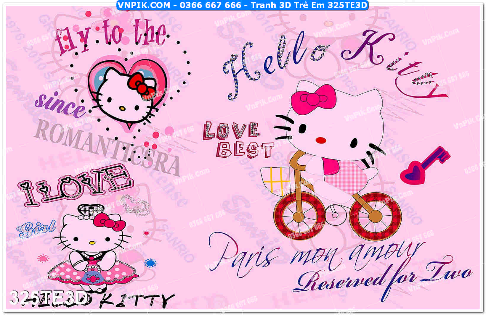 Tranh 3D Trẻ Em 325TE3D