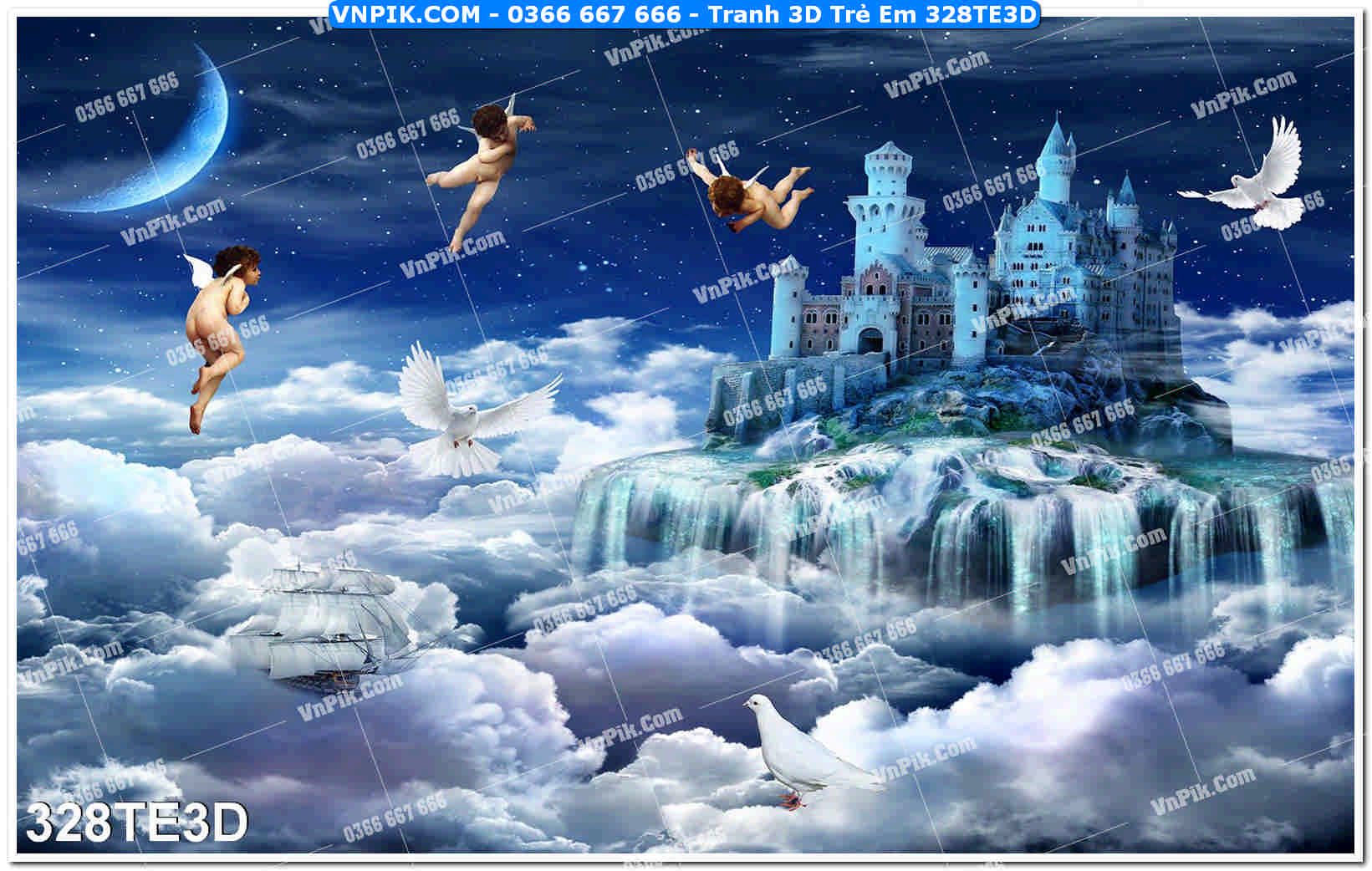 Tranh 3D Trẻ Em 328TE3D